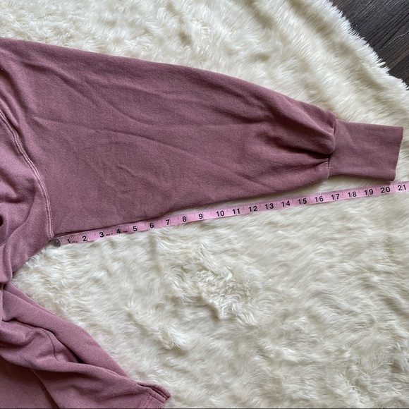 Free People Intimately FP Sweater Girl Talk Pullover Lounge Lace Pink XS - Picture 14 of 14